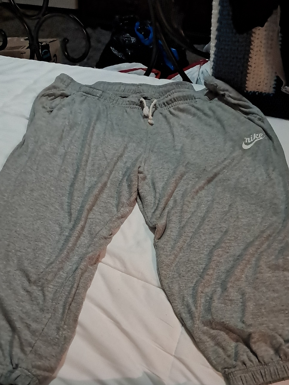 Nike Gray Women's Joggers with Drawstring